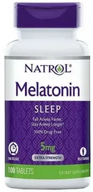 Natrol Мелатонин 5 мг №100 таблеток &