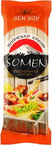 Sen Soy Лапша пшеничная Somen 300г
