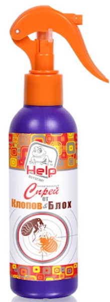 Спрей от клопов блох и насекомых 200 мл HELP