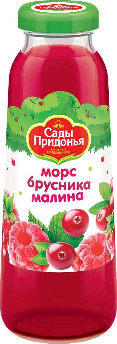 Сады Придонья Морс бруснично-малиновый  0,3л