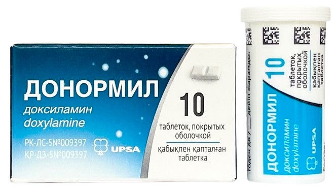 Донормил таб 15 мг №10 (доксиламин сукцинат)