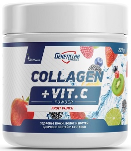 Geneticlab Коллаген вкус фруктового пунша 225 г
