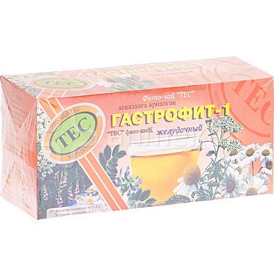 ТЕС Гастрофит-1 фито-чай 1,5г №20пак.