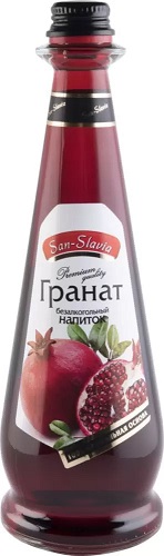 San-Slavia Напиток безалкогольный газир. Гранат 0,5л стекло