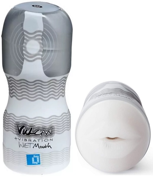 Мастурбатор VULCAN Wet Mouth + Vibration