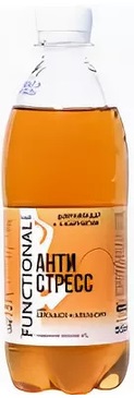 Functional Напиток АнтиСтресс +L- карнитин 0,5л газир. б/сах.