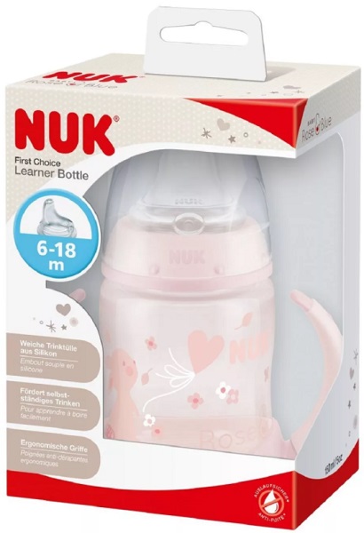Поильник 6м+ NUK Learner Bottle 150 мл арт.10743820 Rose