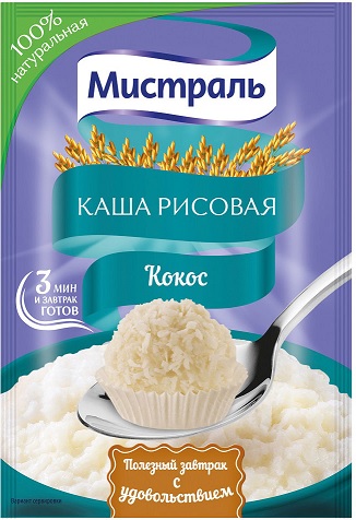 Мистраль Каша Рисовая Кокос 30г