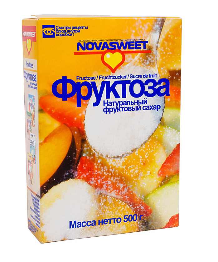 Nowasweet Фруктоза 500г натуральный фруктовый сахар