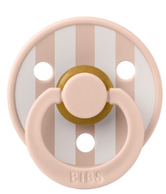 Пустышка латексная 0м+ Bibs Studio Colour Block Blush Ivory 0+арт.10022244