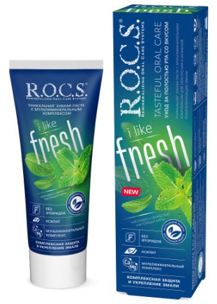 Зубная паста ROCS iLike Fresh 74г РОКС