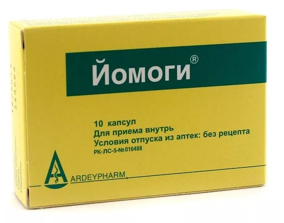 Йомоги капс. 250 мг №10 ( лиофилиз. дрожжи Saccharomyces boulardi )