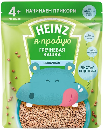 Хайнц Каша молочная Гречневая 180г дойпак