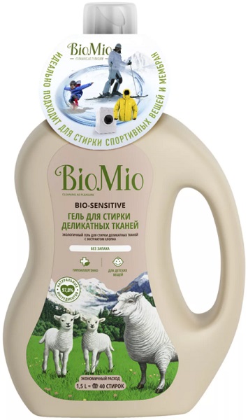 Bio Mio Гель для стирки деликатных тканей 1500 мл