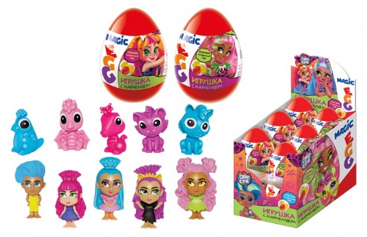 Мармелад Magic Egg Lol в пластиковом яйце с игрушкой 10г