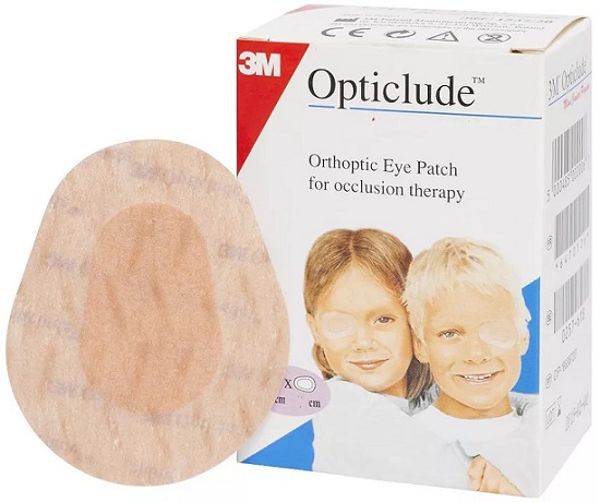 Пластыри Глазные для Взрослых Opticlude 5,7*8,2см ( 20 шт ) 3M 1539/20 Окклюдеры (Упаковка)