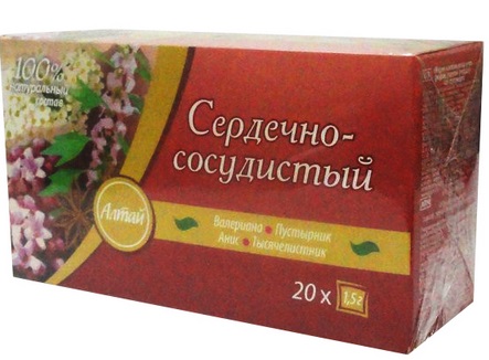 Алтай Сердечно-сосудистый фито-чай 1,5г №20пак.