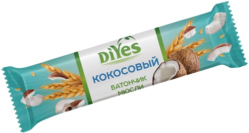 Diyes Мюсли батончик Кокосовый 25г
