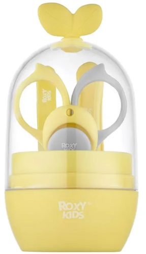 Маникюрный набор Листик ROXY KIDS желтый с серым арт.RPS-003-Y