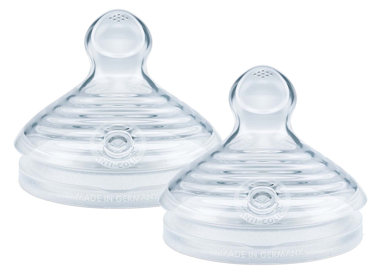 Соска Силиконовая NUK Nature Sense 6м+ L на ш/г 2шт