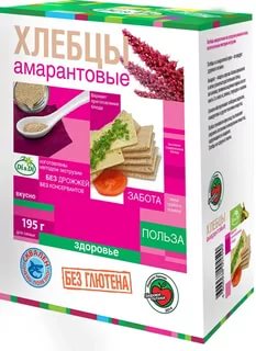 Di&Di Хлебцы амарантовые 195г