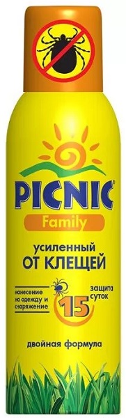 PICNIC Family Super спрей от клещей 125 мл