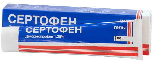 Сертофен гель 1,25% 60 г ( декскетопрофен )