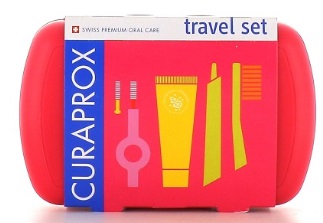 Набор дорожный CURAPROX TS Be you red single CS5460