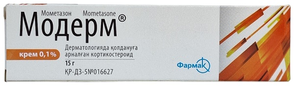 Модерм крем 0,1% 15 г ( мометазон )