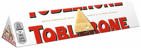 Шоколад Toblerone Белый с медово-миндальной нугой 100 г