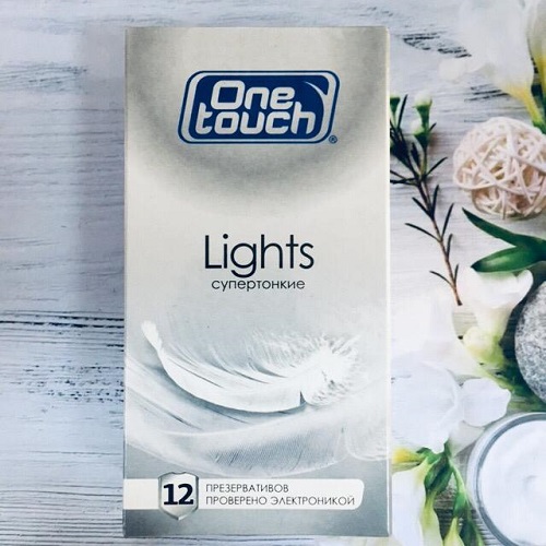 Презервативы ONE TOUCH Lights 12шт Супертонкие
