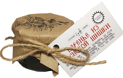 Варенье Сосновая шишка 130г Таежный тайник