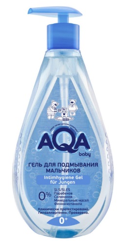 AQA baby Гель для подмывания мальчиков 0+ лет 250 мл