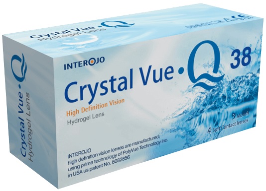 Контактные Линзы на 3 Месяца -1,25 BC 8,6 Crystal Vue Q 38 ( 4 линзы ) (Упаковка)