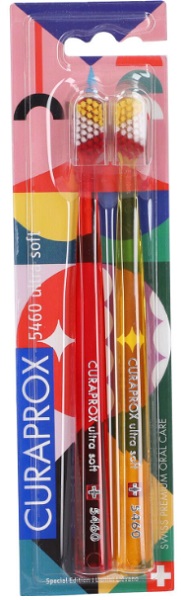 Набор зубных щеток CURAPROX 5460/2 Duo Power Smile Ultrasoft 2шт