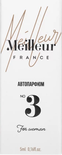 Автопарфюм Meilleur №3 женский 5мл