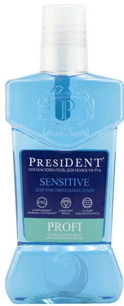 Ополаскиватель для полости рта PRESIDENT Profi Sensitive 250мл