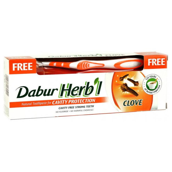 Dabur Herbal Гвоздика Зубная паста + зубная щетка 150 г Дабур