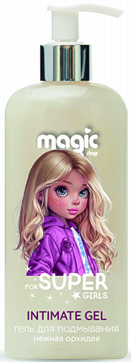 Детский гель для интимной гигиены 250мл Magic For super Girl