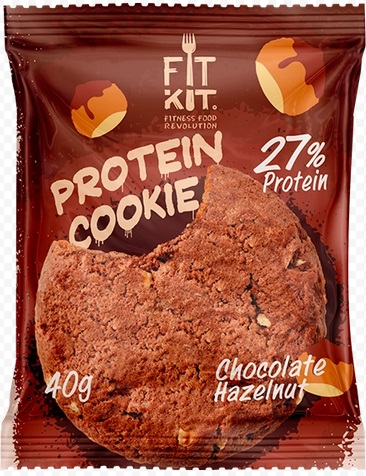 Fit KitПротеиновое Печенье Шоколад фундук 40г.