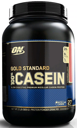 ON Gold Standard Casein Голд Стандарт Казеин 909г Клубника