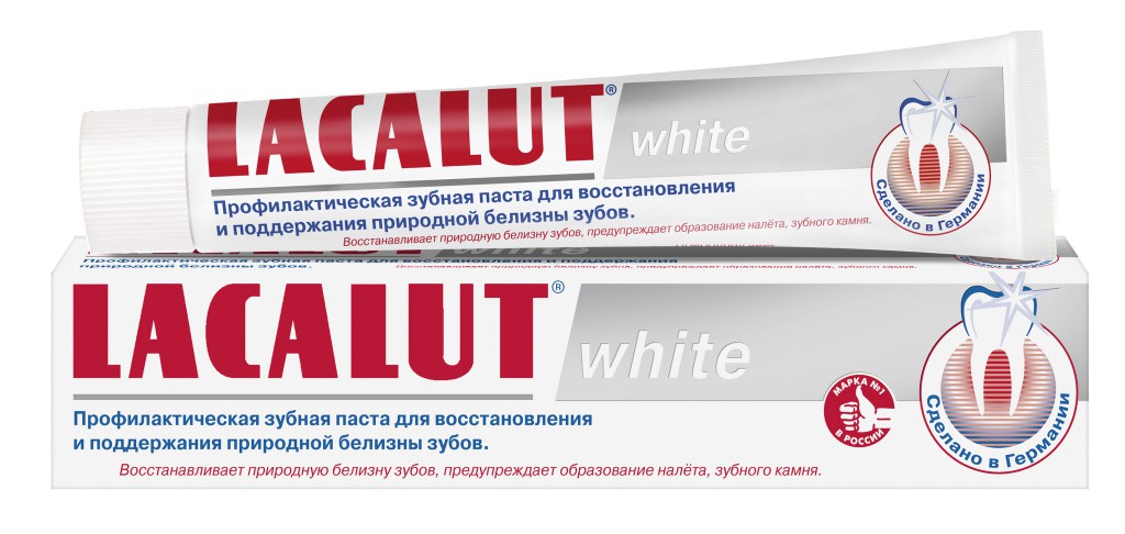 Зубная паста LACALUT White 75мл