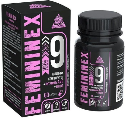 Feminex Indole Феминекс Индол 0,44 №60капс Алтайский Нектар  &