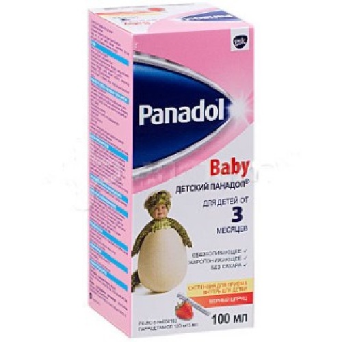 Панадол Бэби сироп 120 мг/5 мл 100 мл (парацетамол)