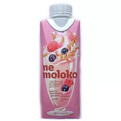 NeMoloko Овсяный ягодный десерт 0,25л