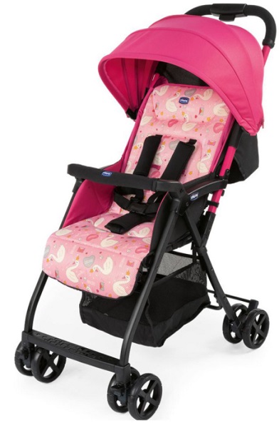 Коляска Детская Прогулочная 6м+ CHICCO Ohlala 2 Pink Swan розовая