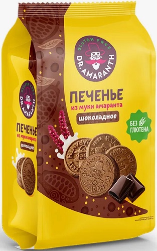 Dr.Amaranth Печенье амарантовое Шоколадное 160г Di&Di