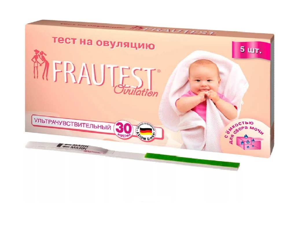 Тест на Овуляцию FRAUTEST Ovulation 5шт 25mME/ml