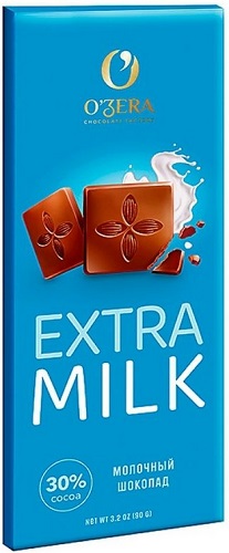Ozera  Extra Milk Молочный шоколад 30% 90г