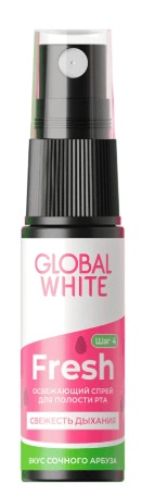 Спрей освежающий для полости рта GLOBAL WHITE Арбуз 15мл